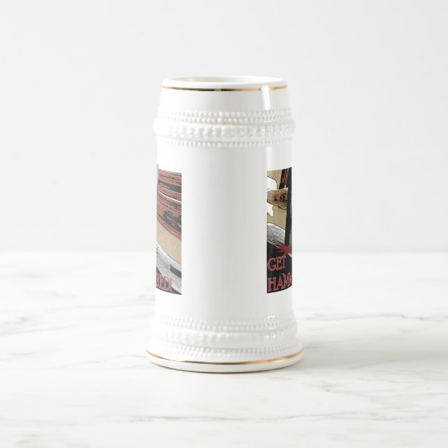 Jarra De Cerveza ¡Consiga martillado! (Centro)