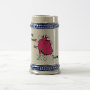 Jarra De Cerveza Corazón sangrante