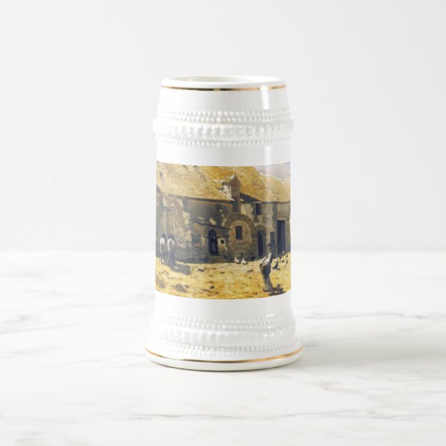 Jarra De Cerveza Corral en Chailly - Claude Monet (Centro)