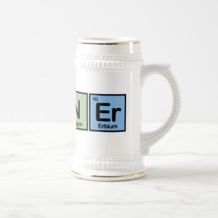 Jarra De Cerveza Corredor hecho de Elementos