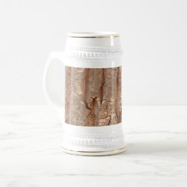Jarra De Cerveza corteza de árbol