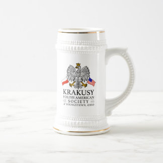 Jarra De Cerveza Cracovia Sociedad Polaca Estadounidense de Cerveza