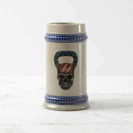 Jarra De Cerveza Cráneo Stein de Kettlebell