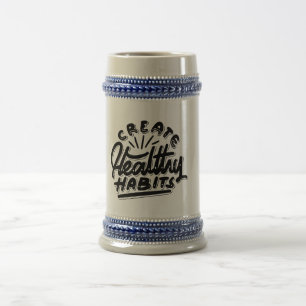 Jarra De Cerveza crear hábitos saludables diseño automotivador