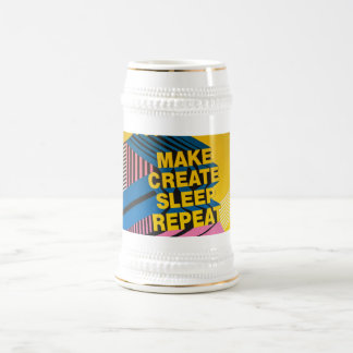 Jarra De Cerveza Crear y repetir el tabulador de citas