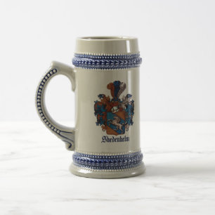 Jarra De Cerveza Crest familiar Shedenhelm (con "Shedenhelm") STEIN