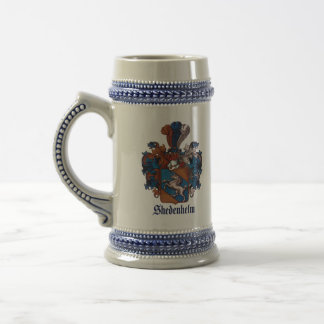 Jarra De Cerveza Crest familiar Shedenhelm (con "Shedenhelm") STEIN