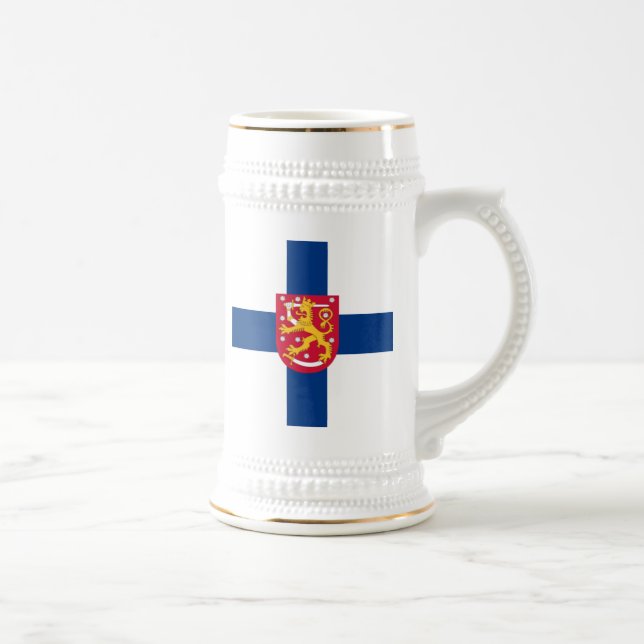 Jarra De Cerveza Cruz y brazos Stein de Finlandia (Derecha)