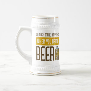 Jarra De Cerveza Cuando usted bebe la cerveza
