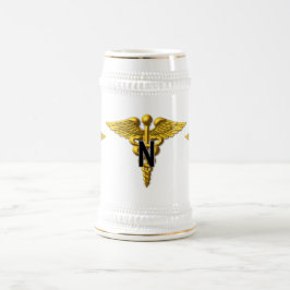 Jarra De Cerveza Cuerpo de enfermería del ejército de veteranos