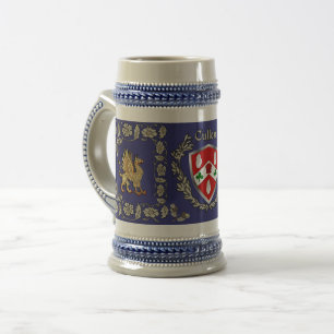 Jarra De Cerveza Cullen/O'Cullen Irish Shield Griffin Stein