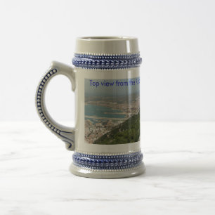 Jarra De Cerveza Cumbre de la roca de Gibraltar