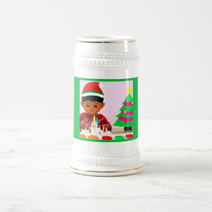 Jarra De Cerveza Cumpleaños 4 de los navidades