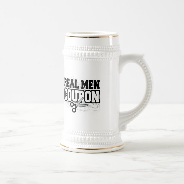 Jarra De Cerveza Cupón real de los hombres (Derecha)