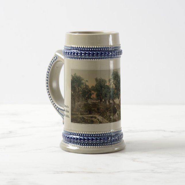 Jarra De Cerveza Custom Holy Land Beer Stein Mug (Anverso izquierdo)