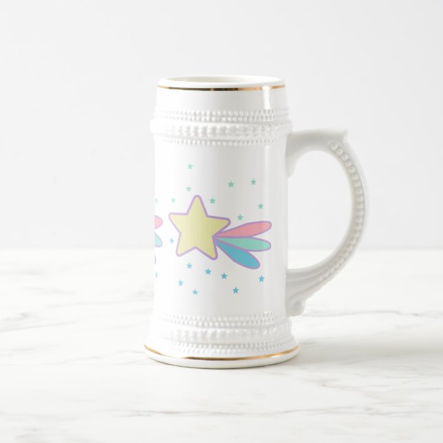 Jarra De Cerveza Cute Estrella Fugaz Cometa (Derecha)