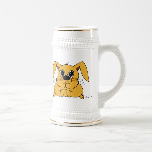 Jarra De Cerveza Cute Fat Bunny Stein (Derecha)