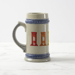 Jarra De Cerveza Cute Kawaii Rainbow Guillotines stein - Chop Chop!