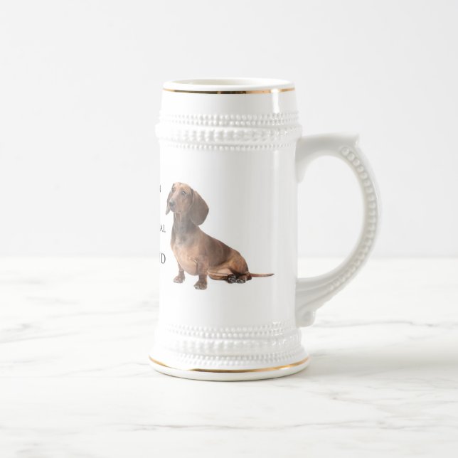 Jarra De Cerveza Dachshund Dad Stein (Derecha)