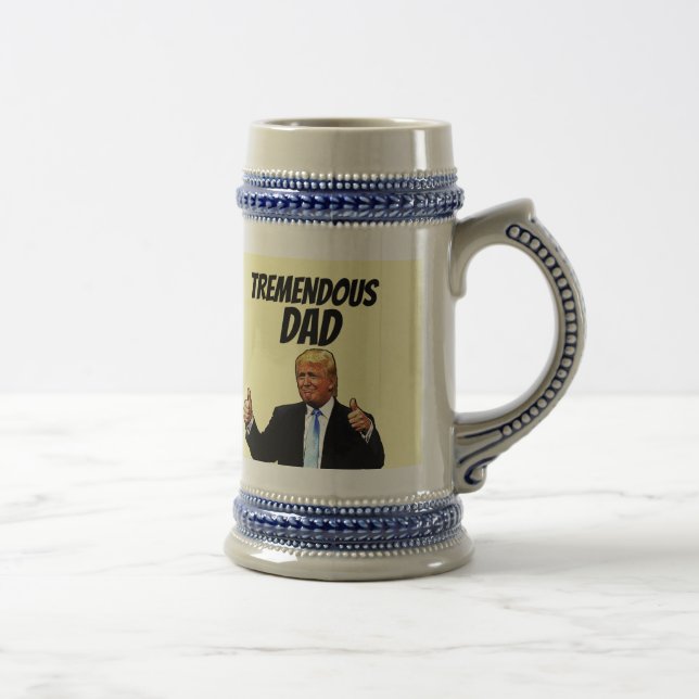 JARRA DE CERVEZA DAD CERVEZA STEIN, FUNNY DONALD TRUMP (Derecha)