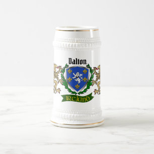 Jarra De Cerveza Dalton Irish Shield Personalized Beer Stein