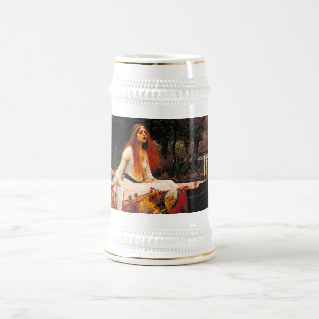 Jarra De Cerveza Dama de Castillo de Shalott (Centro)