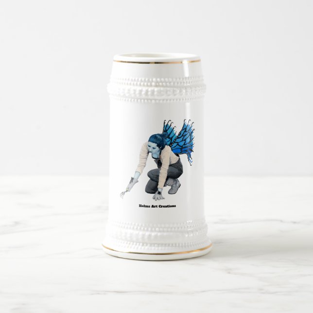 Jarra De Cerveza Dark Fairy Gardener Fantasy Art Beer Stein (Centro)