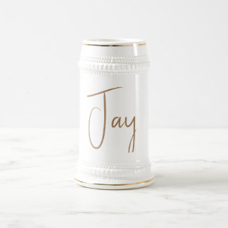 jarra de cerveza de cerámica tradicional