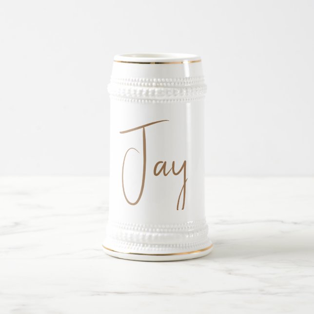 jarra de cerveza de cerámica tradicional (Centro)