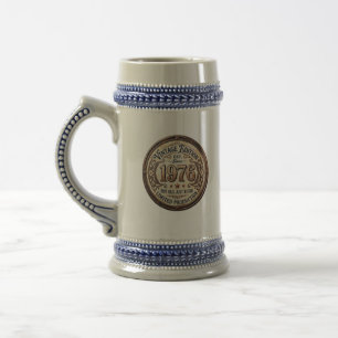 Jarra de cerveza de cumpleaños Vintage 1976