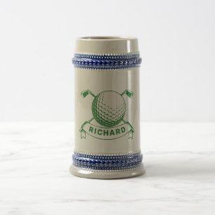 Jarra de cerveza de golf   Regalo de pelota de pal