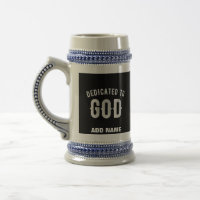 DEDICADO A DIOS PERSONALIZABLE GUAY TEXTO BLANCO