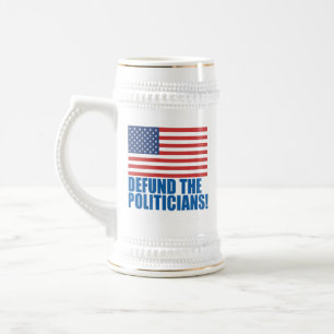 Jarra De Cerveza Defender A Los Políticos