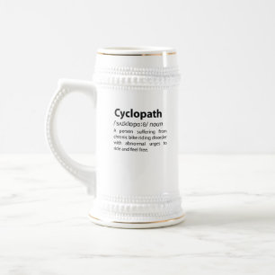 Jarra De Cerveza Definición de diccionario divertida de Cyclopath