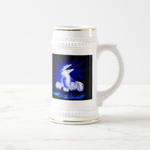 Jarra De Cerveza Delfín sonriente
