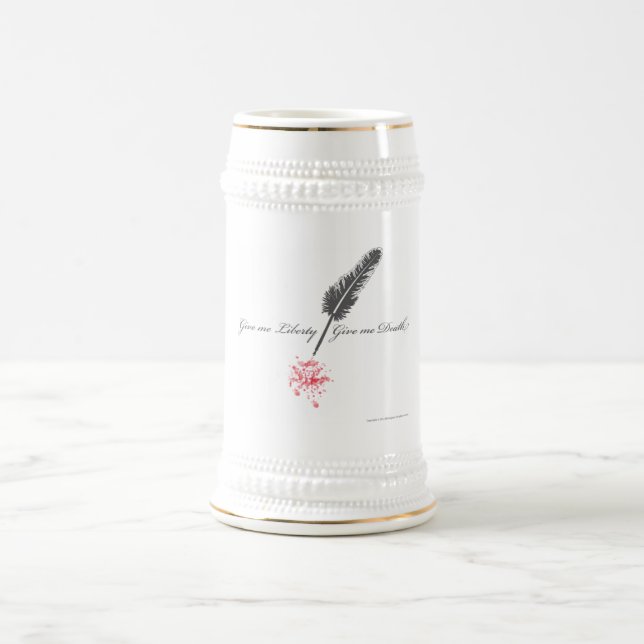 Jarra De Cerveza Déme la libertad o déme la muerte (Centro)