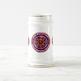 Jarra De Cerveza Departamento de Bomberos Conmemorativo Diseñado Es