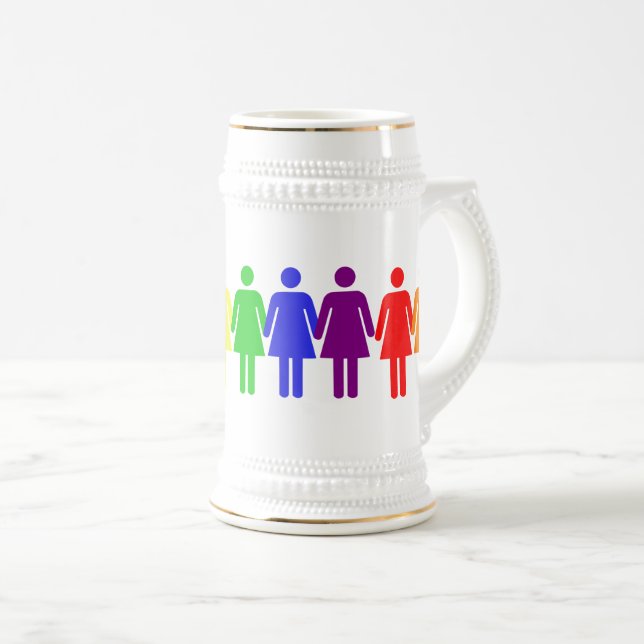 Jarra De Cerveza derechos de la mujer 2017 LGBTQIA Thunder_Cove (Anverso derecho)