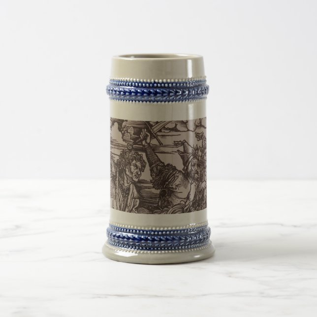 Jarra De Cerveza Detalle de los cuatro jinetes de la apocalipsis (Centro)