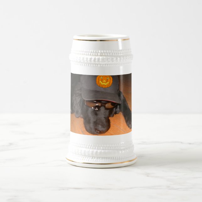 Jarra De Cerveza Detrás De Esta Halloween (Centro)