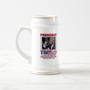 Jarra De Cerveza Día de la Inauguración del Presidente Trump 2025