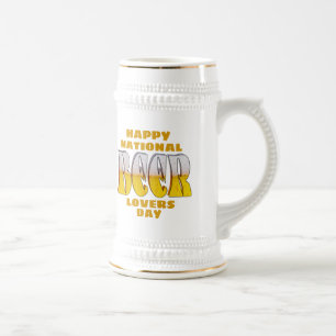 Jarra De Cerveza Día de los amantes de la cerveza