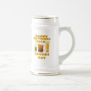 Jarra De Cerveza Día de los amantes de la cerveza