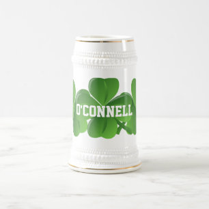 Jarra De Cerveza Día de San Patricio Irlandés personalizado