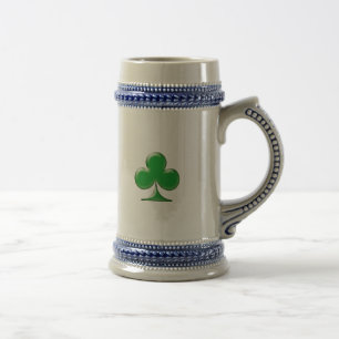 Jarra De Cerveza Día de San Patricio trébol verde irlandés