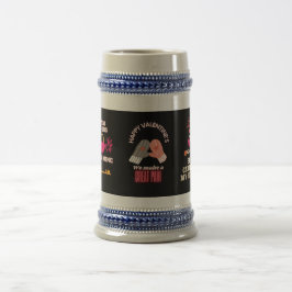 JARRA DE CERVEZA DÍA DE SAN VALENTÍN