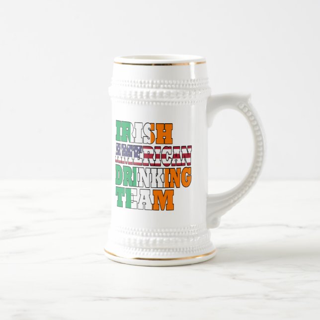 Jarra De Cerveza Día irlandés de St Patrons (Derecha)