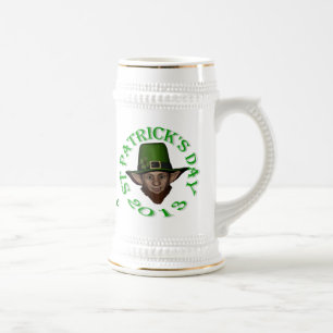 Jarra De Cerveza Día personalizado de San Patricio
