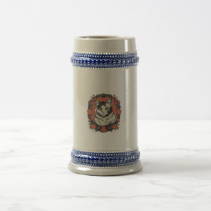 Jarra De Cerveza diseño de arte de los amantes de los gatos lindos