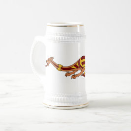 Jarra De Cerveza Diseño de dragones medievales 2015